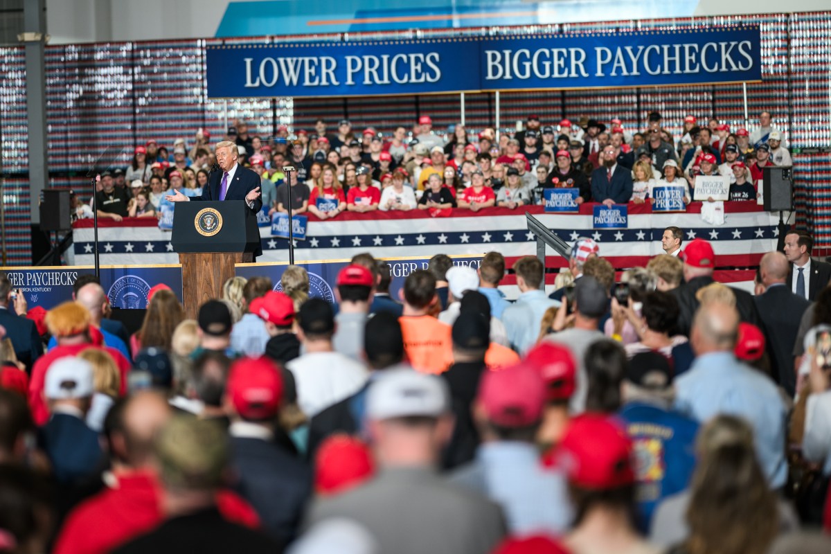 President Donald J. Trump delivers remarks at Verst Logistics Manufacturing in Hebron, Kentucky on Wednesday, March 11, 2026. (Official White House Photo by Joyce N. Boghosian)