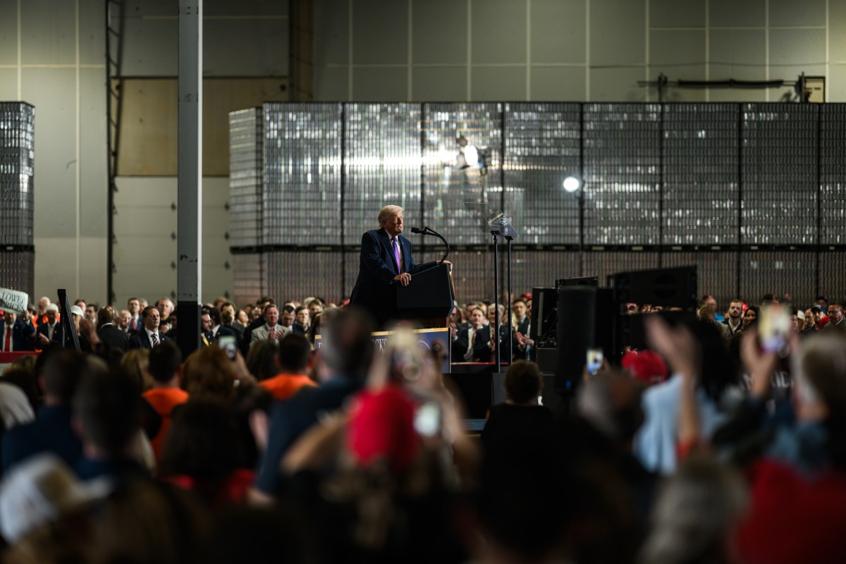 President Donald J. Trump delivers remarks at Verst Logistics Manufacturing in Hebron, Kentucky on Wednesday, March 11, 2026. (Official White House Photo by Joyce N. Boghosian)