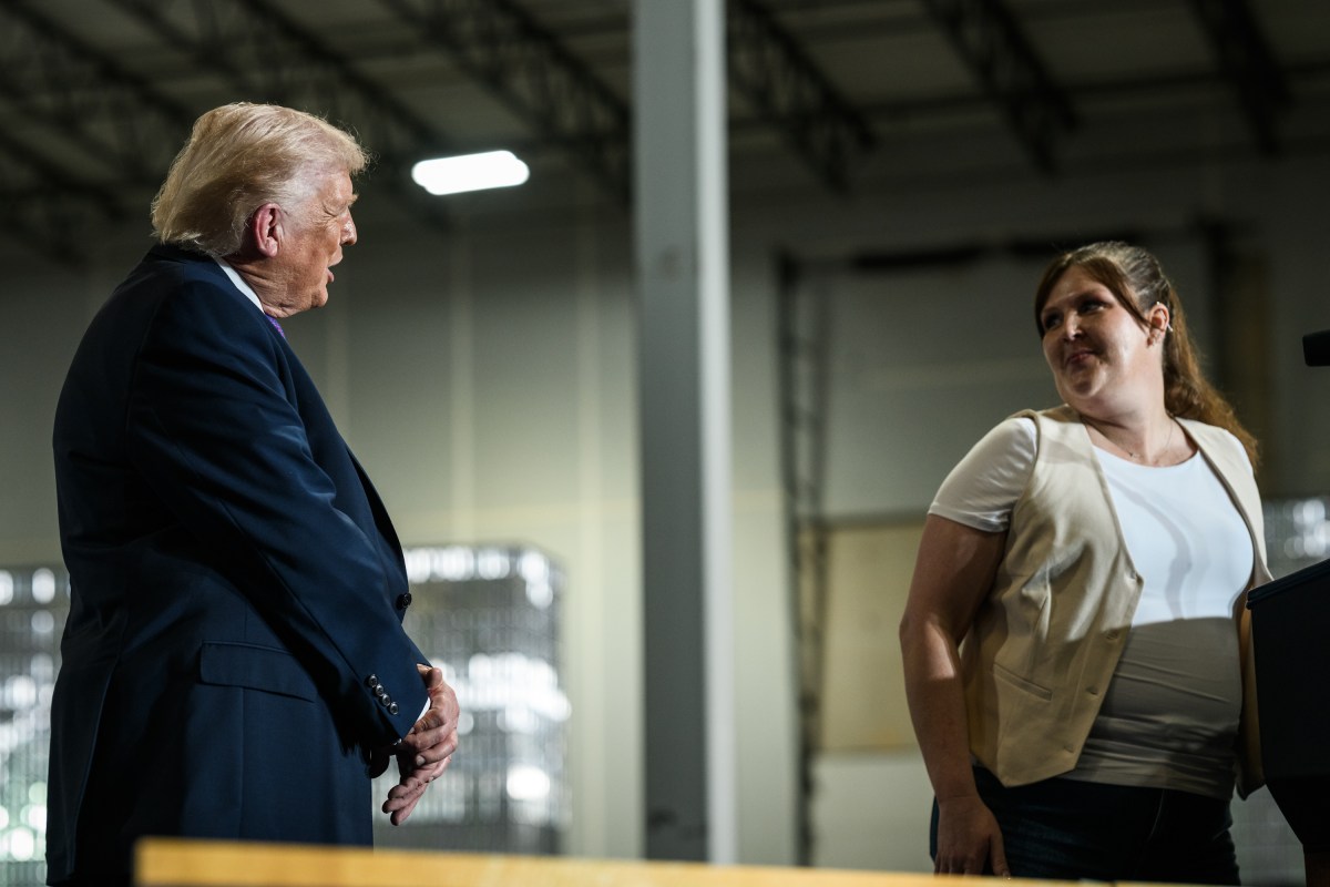 President Donald J. Trump delivers remarks at Verst Logistics Manufacturing in Hebron, Kentucky on Wednesday, March 11, 2026. (Official White House Photo by Joyce N. Boghosian)
