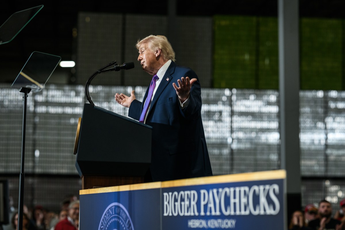 President Donald J. Trump delivers remarks at Verst Logistics Manufacturing in Hebron, Kentucky on Wednesday, March 11, 2026. (Official White House Photo by Joyce N. Boghosian)
