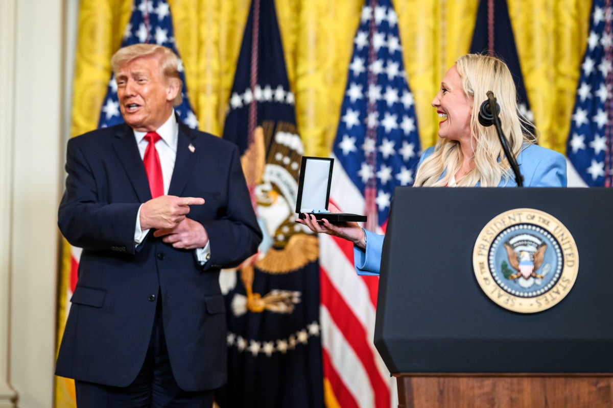 President Donald J. Trump delivers remarks at an event celebrating Women’s History Month and National Working Mom’s Day, Thursday, March 12, 2026, in the East Room of the White House. (Official White House Photo by Joyce N. Boghosian)