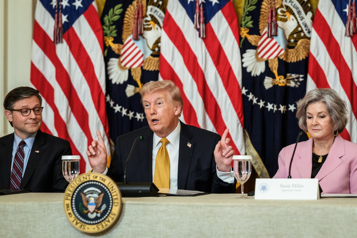 President Donald J. Trump meets with members of the Trump-Kennedy Center board during a luncheon in the East Room of the White House, Monday, March 16, 2026.  (Official White House Photo by Joyce N. Boghosian)