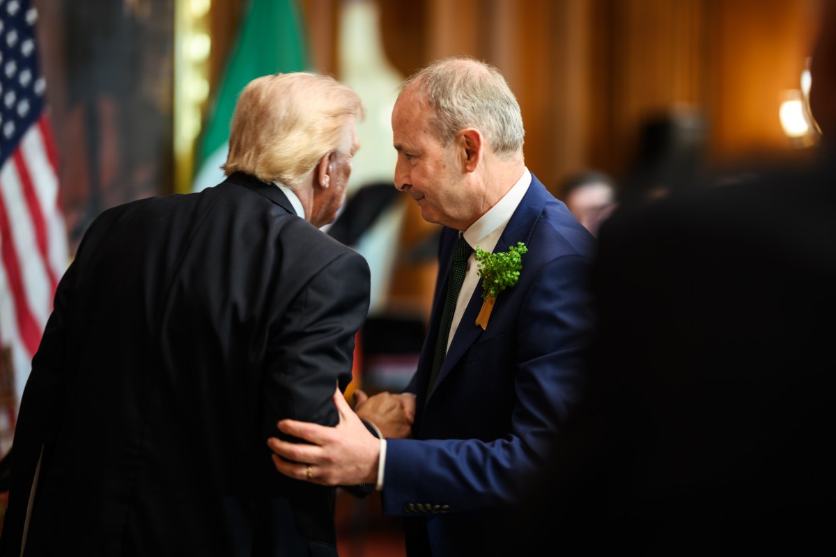 President Donald J. Trump attends the Friends of Ireland Luncheon at the U.S Capitol in Washington, D.C., Tuesday, March 17, 2026. (Official White House Photo by Daniel Torok)
