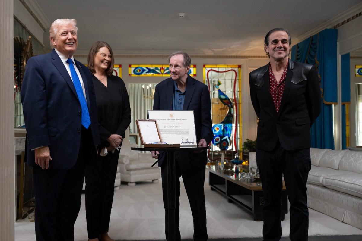 President Donald J. Trump tours Graceland, Monday, March 23, 2026, in Memphis, Tennessee. (White House photo by Molly Riley)