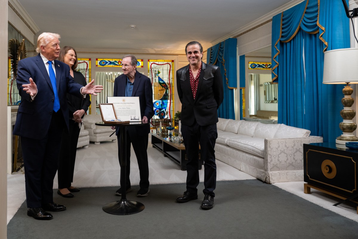 President Donald J. Trump tours Graceland, Monday, March 23, 2026, in Memphis, Tennessee. (White House photo by Molly Riley)