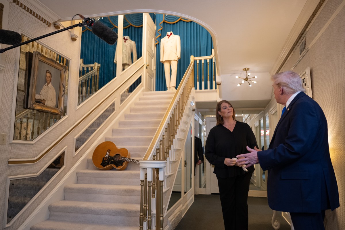 President Donald J. Trump tours Graceland, Monday, March 23, 2026, in Memphis, Tennessee. (White House photo by Molly Riley)