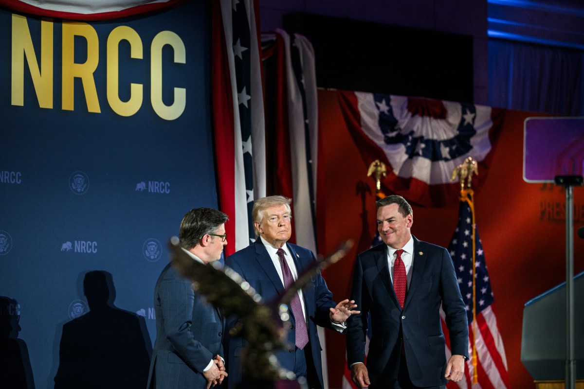 President Donald Trump delivers remarks at a meeting of the National Republican Congressional Committee, Wednesday, March 25, 2026, at Union Station in Washington, D.C. (Official White House photo by Joyce N. Boghosian)
