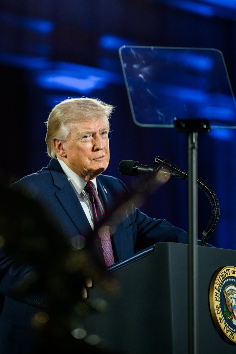 President Donald Trump delivers remarks at a meeting of the National Republican Congressional Committee, Wednesday, March 25, 2026, at Union Station in Washington, D.C. (Official White House photo by Joyce N. Boghosian)