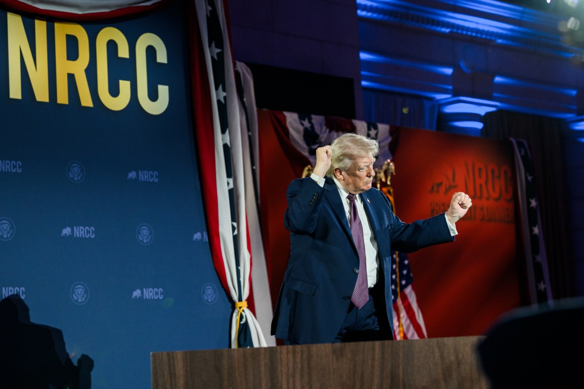 President Donald Trump delivers remarks at a meeting of the National Republican Congressional Committee, Wednesday, March 25, 2026, at Union Station in Washington, D.C. (Official White House photo by Joyce N. Boghosian)