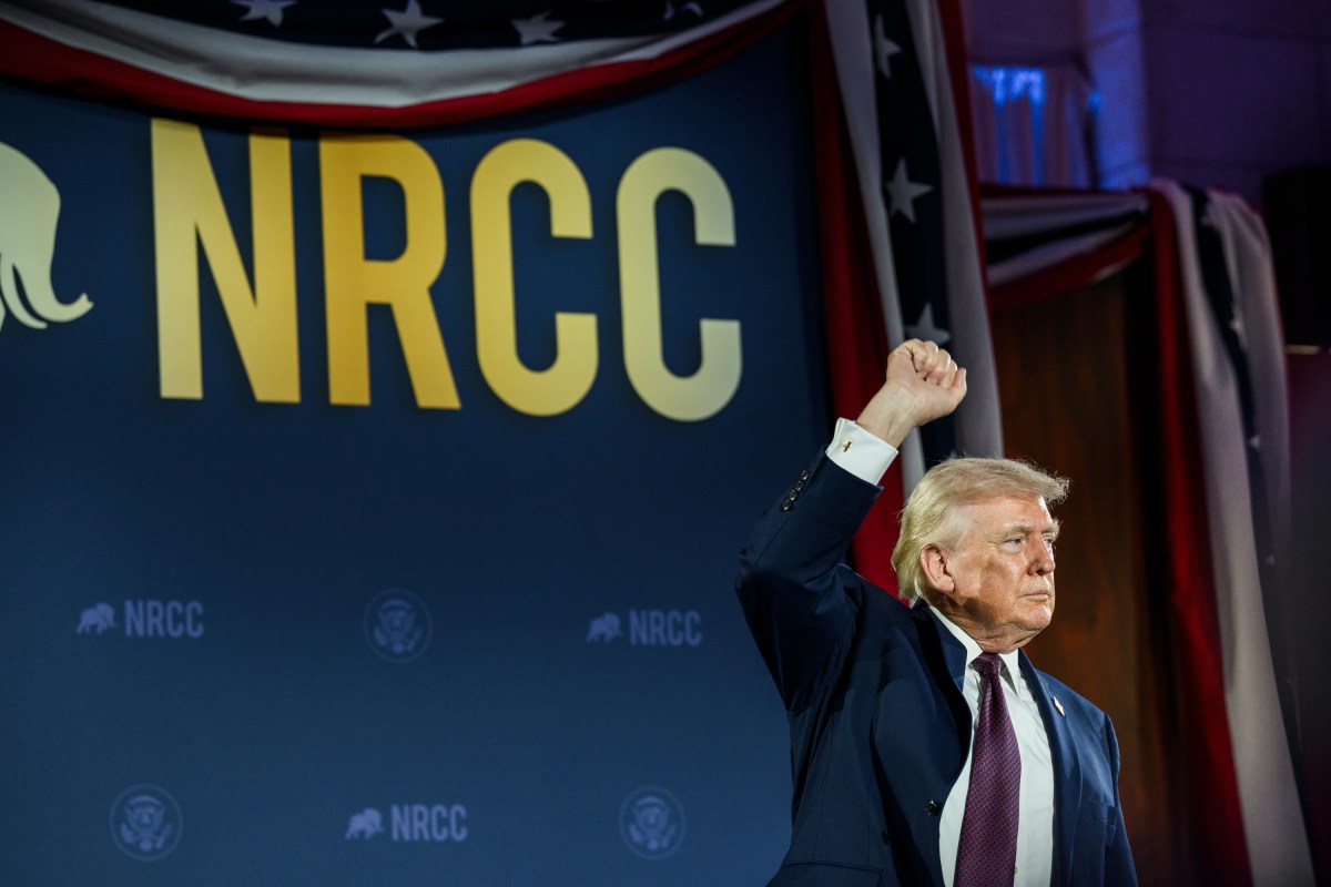 President Donald Trump delivers remarks at a meeting of the National Republican Congressional Committee, Wednesday, March 25, 2026, at Union Station in Washington, D.C. (Official White House photo by Joyce N. Boghosian)
