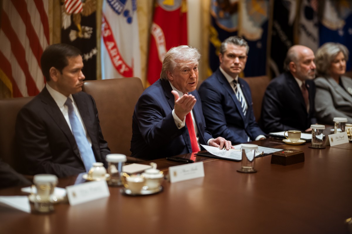 President Donald J. Trump hosts a Cabinet meeting, Thursday, March 26, 2026, in the Cabinet Room. (Official White House photo by Daniel Torok)