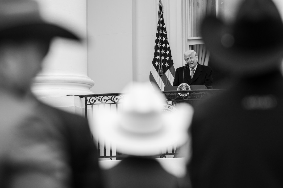 President Donald J. Trump delivers remarks from the Blue Room Balcony at a Great American Agriculture Celebration on the South Lawn, Friday, March 27, 2026. (Official White House Photo by Abe McNatt)