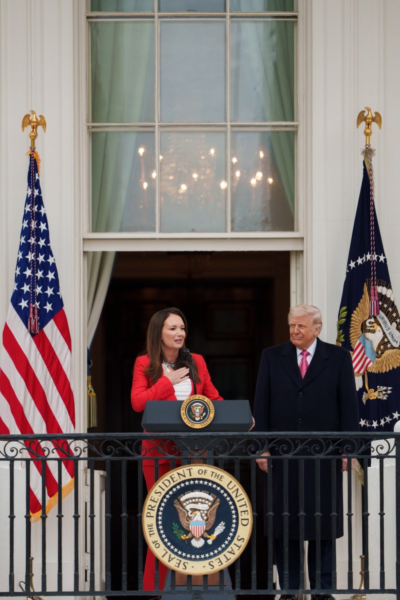 President Donald J. Trump delivers remarks from the Blue Room Balcony at a Great American Agriculture Celebration on the South Lawn, Friday, March 27, 2026. (Official White House Photo by Abe McNatt)