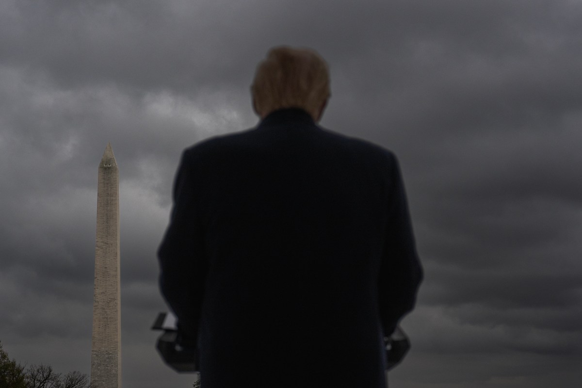 President Donald J. Trump delivers remarks from the Blue Room Balcony at a Great American Agriculture Celebration on the South Lawn, Friday, March 27, 2026. (Official White House photo by Daniel Torok)