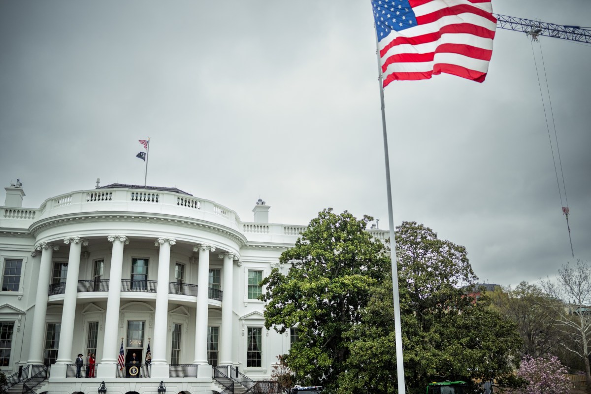 President Donald J. Trump delivers remarks from the Blue Room Balcony at a Great American Agriculture Celebration on the South Lawn, Friday, March 27, 2026. (Official White House photo by Daniel Torok)