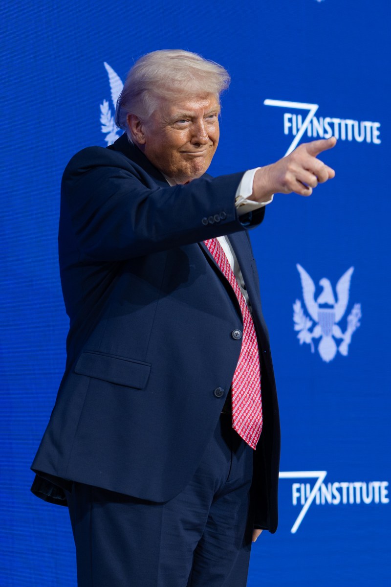 President Donald J. Trump delivers remarks at the F11 PRIORITY Summit at the Faena Forum in Miami, Florida on Friday, March 27, 2026.(Official White House Photo by Molly Riley)