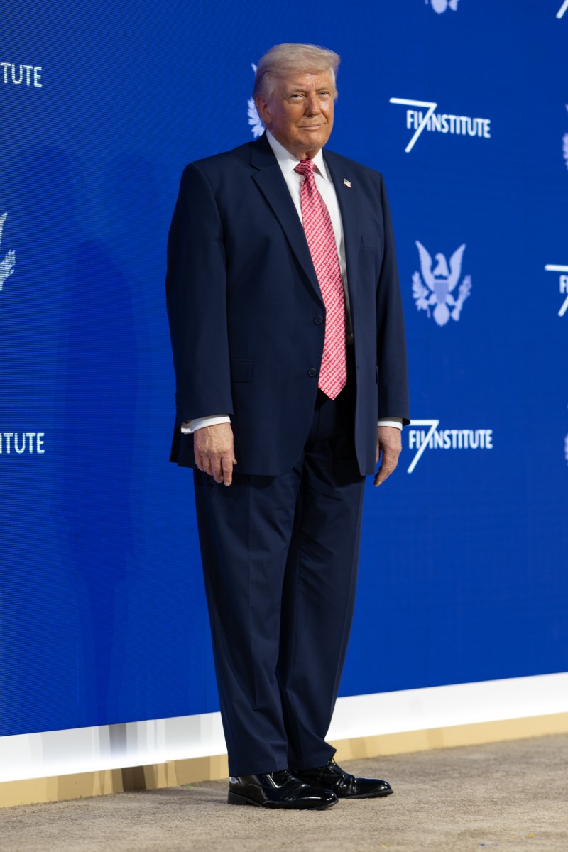 President Donald J. Trump delivers remarks at the F11 PRIORITY Summit at the Faena Forum in Miami, Florida on Friday, March 27, 2026.(Official White House Photo by Molly Riley)