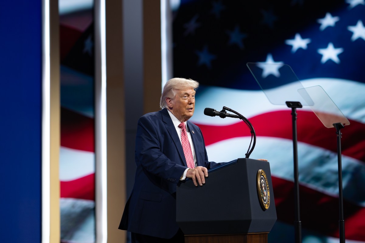 President Donald J. Trump delivers remarks at the F11 PRIORITY Summit at the Faena Forum in Miami, Florida on Friday, March 27, 2026.(Official White House Photo by Molly Riley)