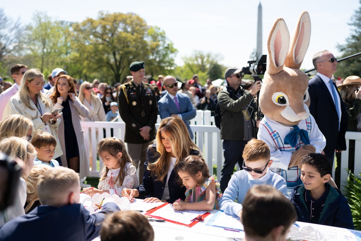 President Donald J. Trump and First Lady Melania Trump host annual White House Easter Egg Roll, Monday, April 6, 2026, on the South Lawn. (Official White House Photo by Andrea Hanks)