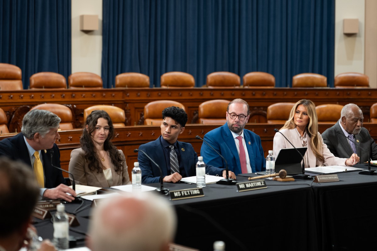 First Lady Melania Trump attends a roundtable discussion with the House Ways and Means Committee on protecting America’s Foster Care children, Wednesday, April 16, 2026, at the U.S. Capitol in Washington, D.C. (Official White House Photo by Andrea Hanks)