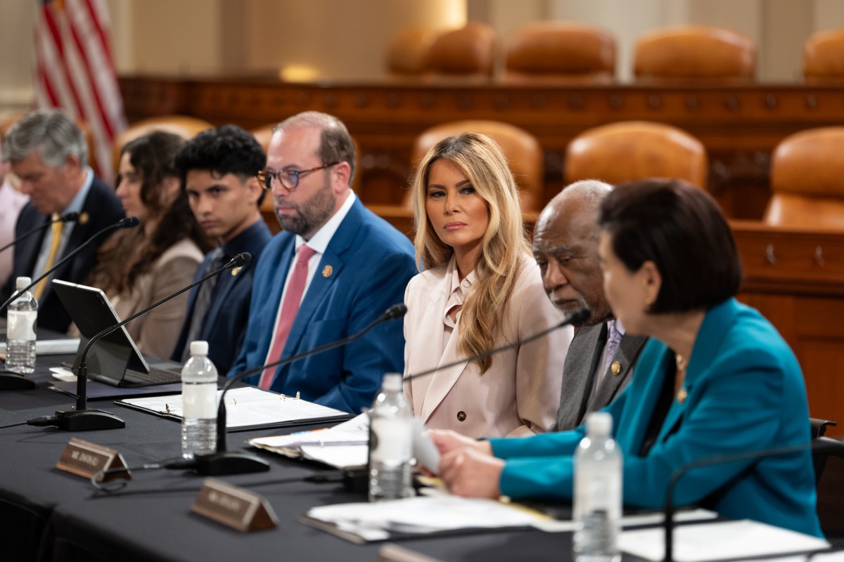First Lady Melania Trump attends a roundtable discussion with the House Ways and Means Committee on protecting America’s Foster Care children, Wednesday, April 16, 2026, at the U.S. Capitol in Washington, D.C. (Official White House Photo by Andrea Hanks)