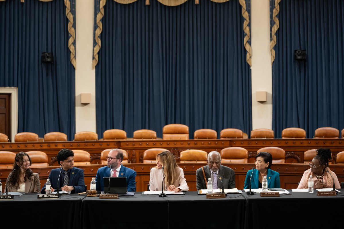 First Lady Melania Trump attends a roundtable discussion with the House Ways and Means Committee on protecting America’s Foster Care children, Wednesday, April 16, 2026, at the U.S. Capitol in Washington, D.C. (Official White House Photo by Andrea Hanks)