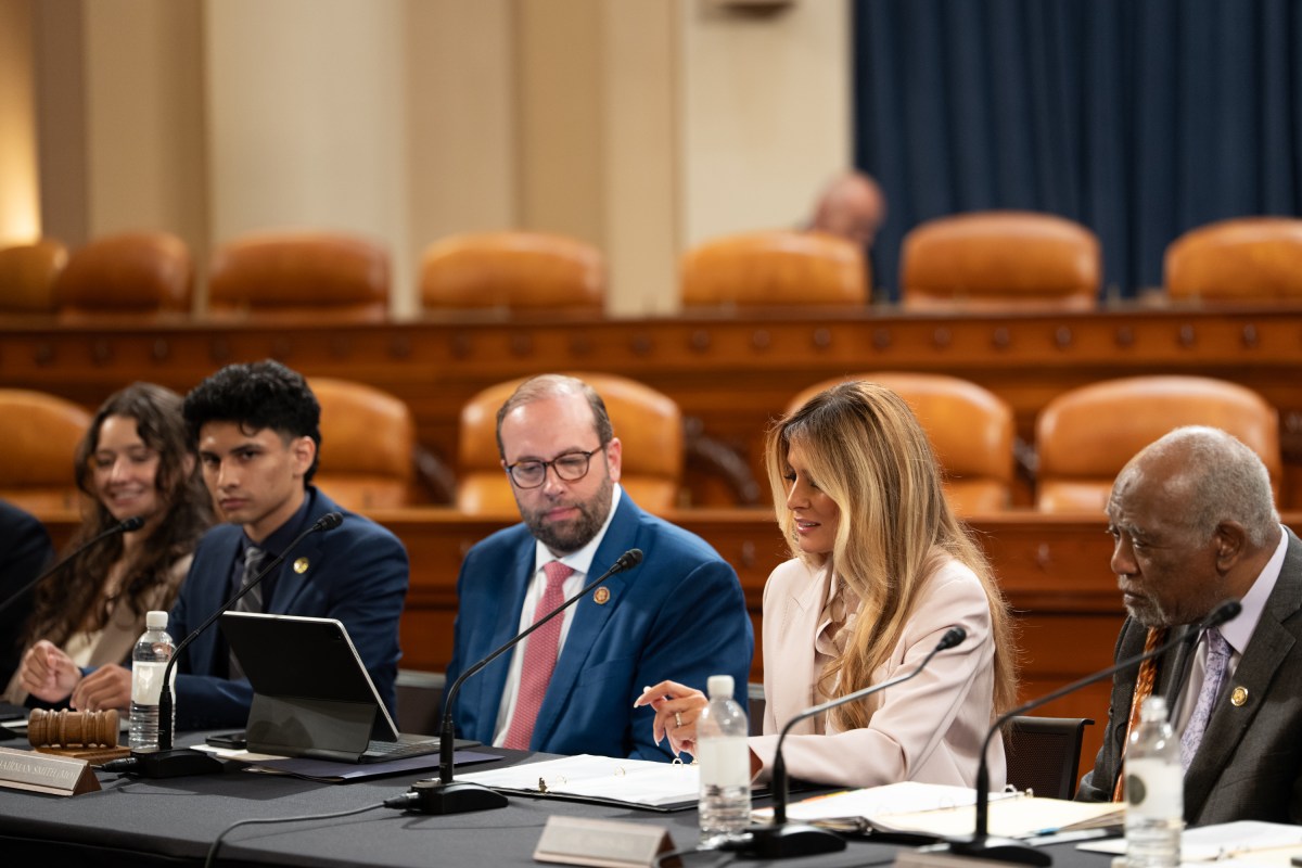 First Lady Melania Trump attends a roundtable discussion with the House Ways and Means Committee on protecting America’s Foster Care children, Wednesday, April 16, 2026, at the U.S. Capitol in Washington, D.C. (Official White House Photo by Andrea Hanks)