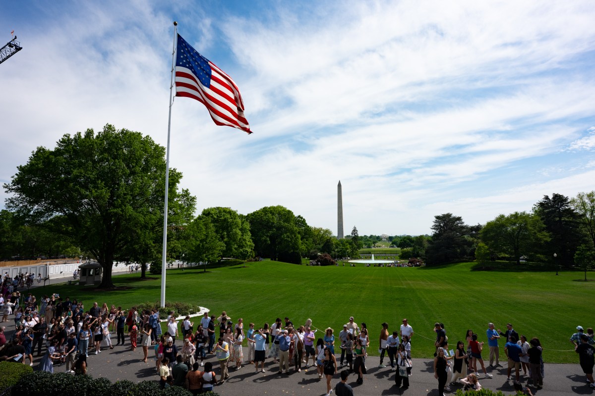 Spring Garden Tours take place on the South Lawn of the White House, Saturday, April 18, 2026. (Official White House Photo by Andrea Hanks)