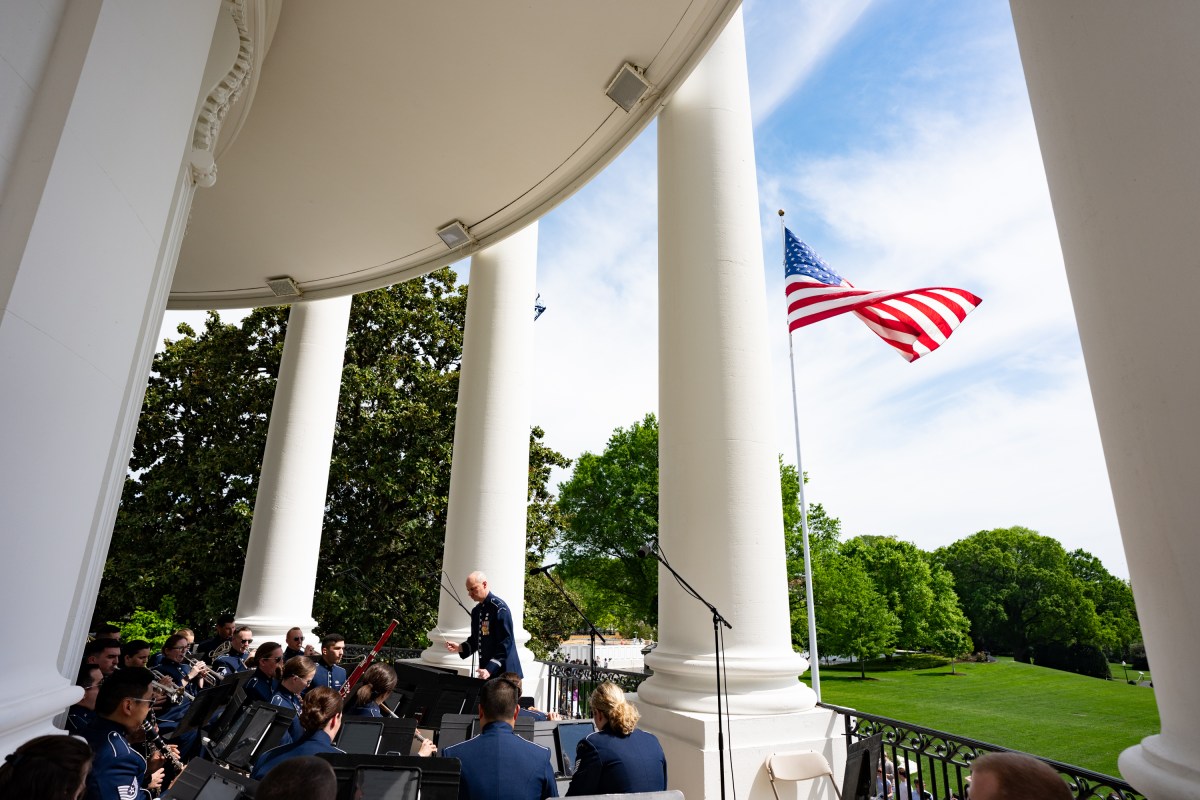 Spring Garden Tours take place on the South Lawn of the White House, Saturday, April 18, 2026. (Official White House Photo by Andrea Hanks)