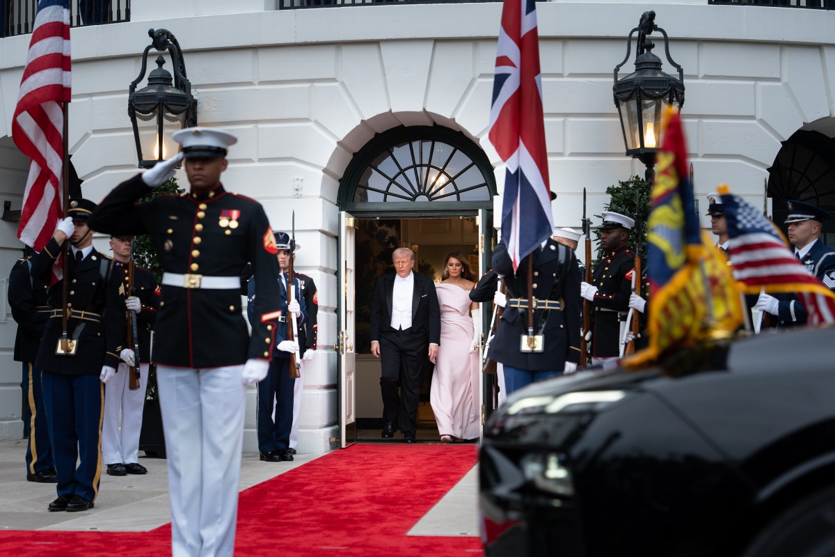 President Donald J. Trump and First Lady Melania Trump host a State Dinner for King Charles III and Queen Camilla of the United Kingdom, Tuesday, April 28, 2026, in the East Room of the White House. (Official White House Photo by Andrea Hanks)