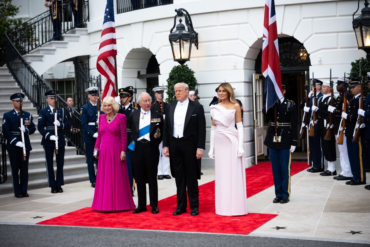 President Donald J. Trump and First Lady Melania Trump host a State Dinner for King Charles III and Queen Camilla of the United Kingdom, Tuesday, April 28, 2026, in the East Room of the White House. (Official White House Photo by Andrea Hanks)