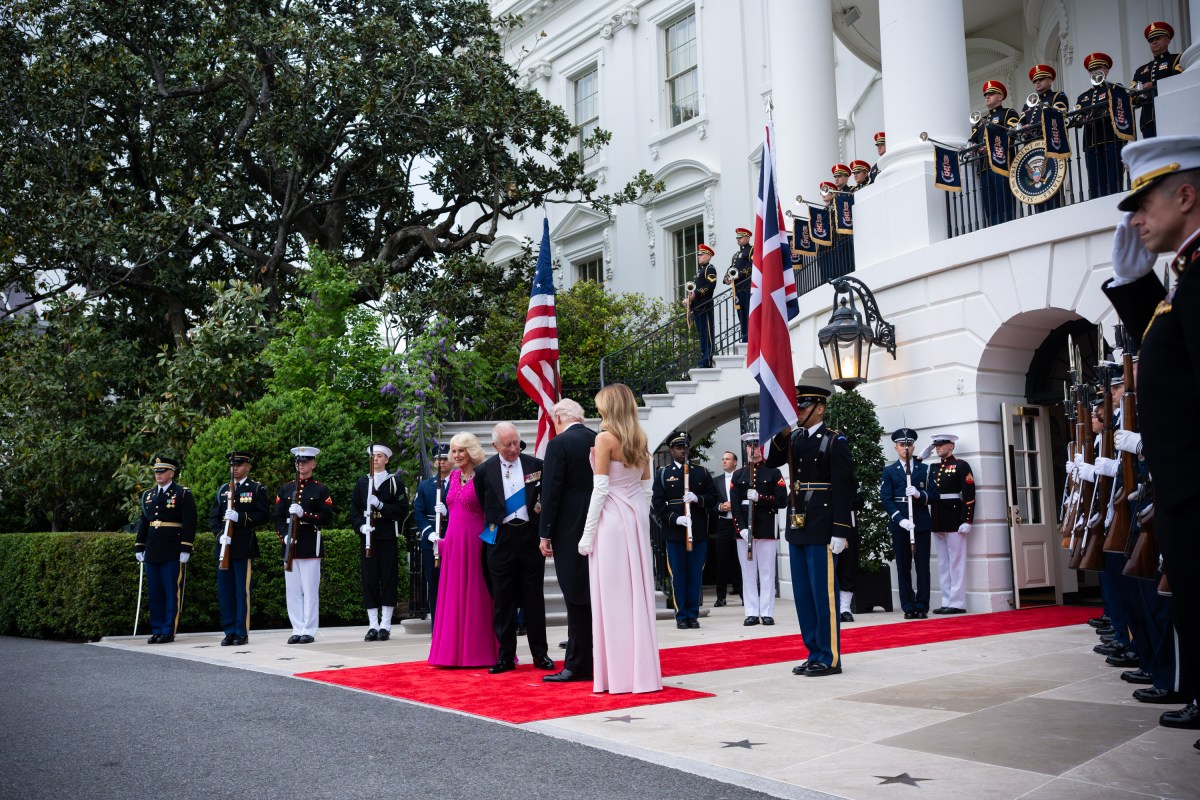 President Donald J. Trump and First Lady Melania Trump host a State Dinner for King Charles III and Queen Camilla of the United Kingdom, Tuesday, April 28, 2026, in the East Room of the White House. (Official White House Photo by Andrea Hanks)