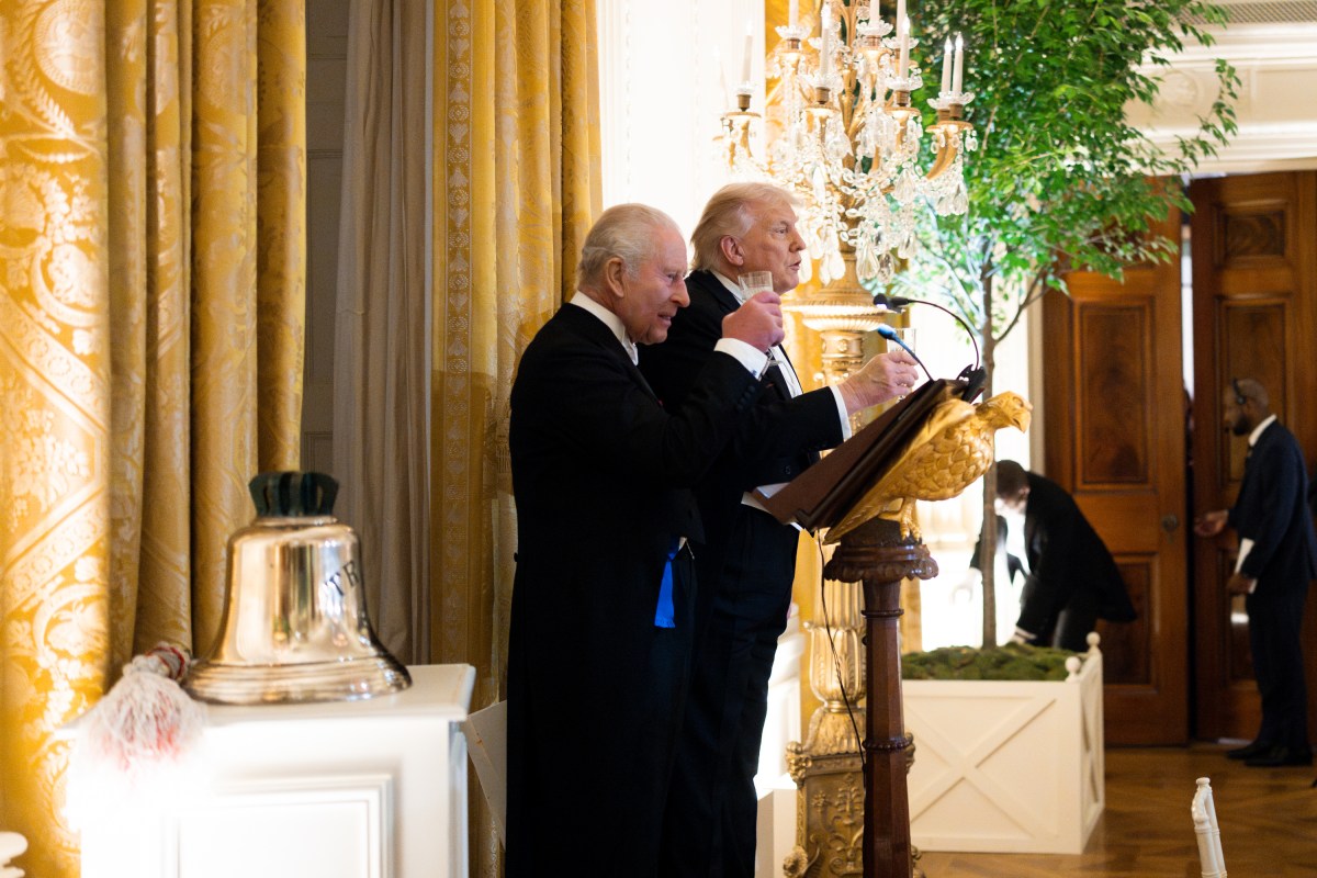President Donald J. Trump and First Lady Melania Trump host a State Dinner for King Charles III and Queen Camilla of the United Kingdom, Tuesday, April 28, 2026, in the East Room of the White House. (Official White House Photo by Andrea Hanks)