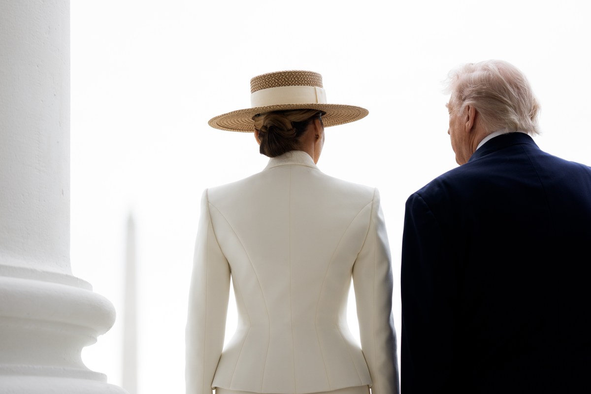 President Donald J. Trump and First Lady Melania Trump greet King Charles III and Queen Camilla of the United Kingdom at the South Portico during a State Arrival ceremony, Tuesday, April 28, 2026. (Official White House Photo by Andrea Hanks)