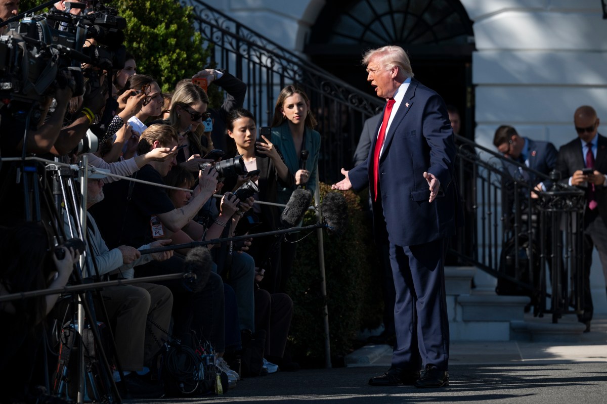 President Donald J. Trump boards Marine One on the South Lawn of the White House on Saturday, April 11, 2026, en route Joint Base Andrews for a trip to Miami, Florida. (Official White House Photo by Joyce N. Boghosian)
