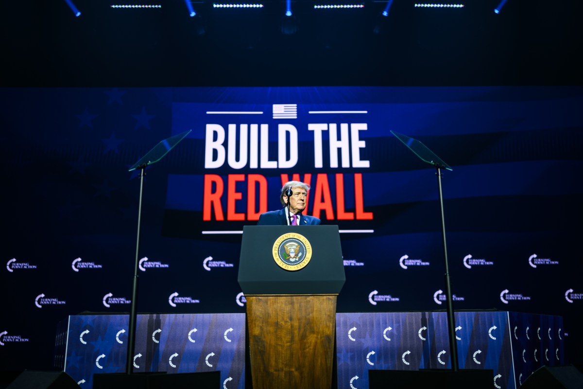 President Donald J. Trump delivers remarks at a Turning Point USA event at Dream City Church in Phoenix, Arizona on Friday, April 17, 2026. (Official White House Photo by Daniel Torok)