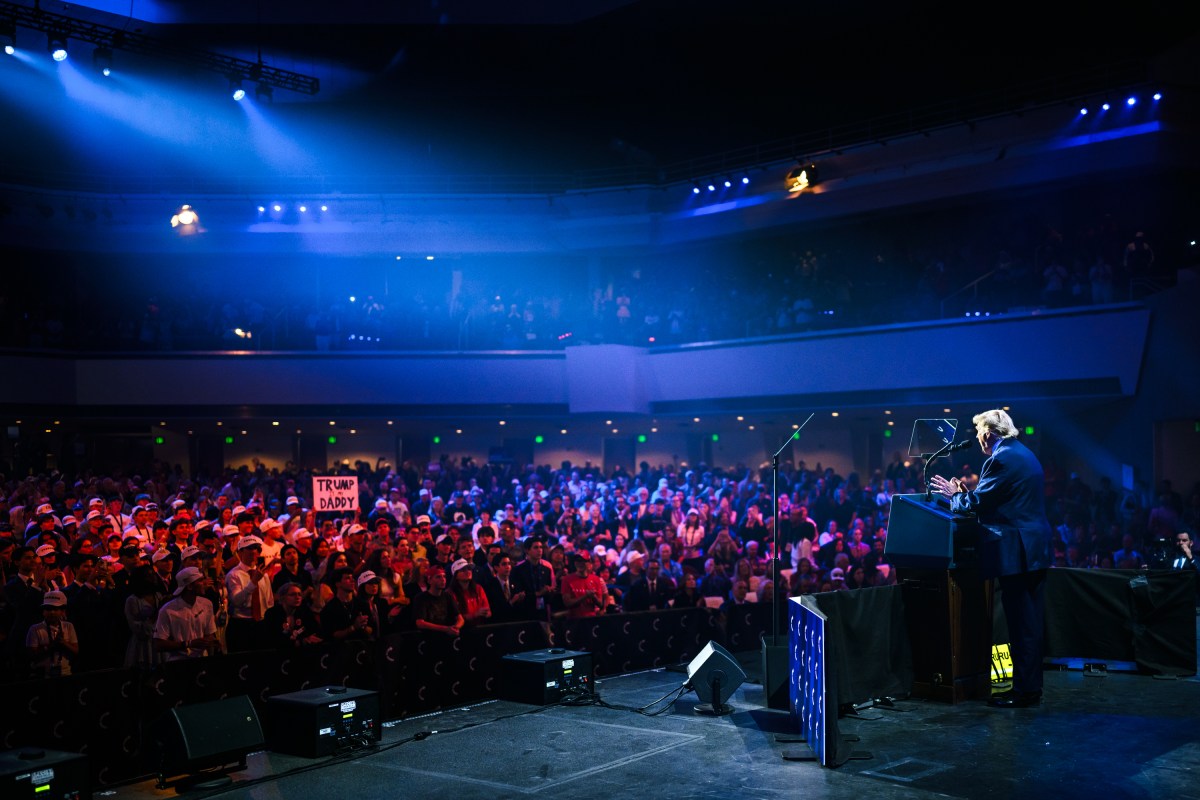 President Donald J. Trump delivers remarks at a Turning Point USA event at Dream City Church in Phoenix, Arizona on Friday, April 17, 2026. (Official White House Photo by Daniel Torok)