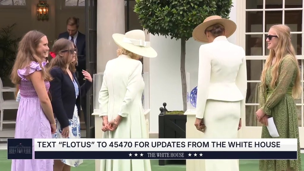 First Lady Melania Trump & Queen Camilla Join Students in Exploring US-UK History Through Innovation