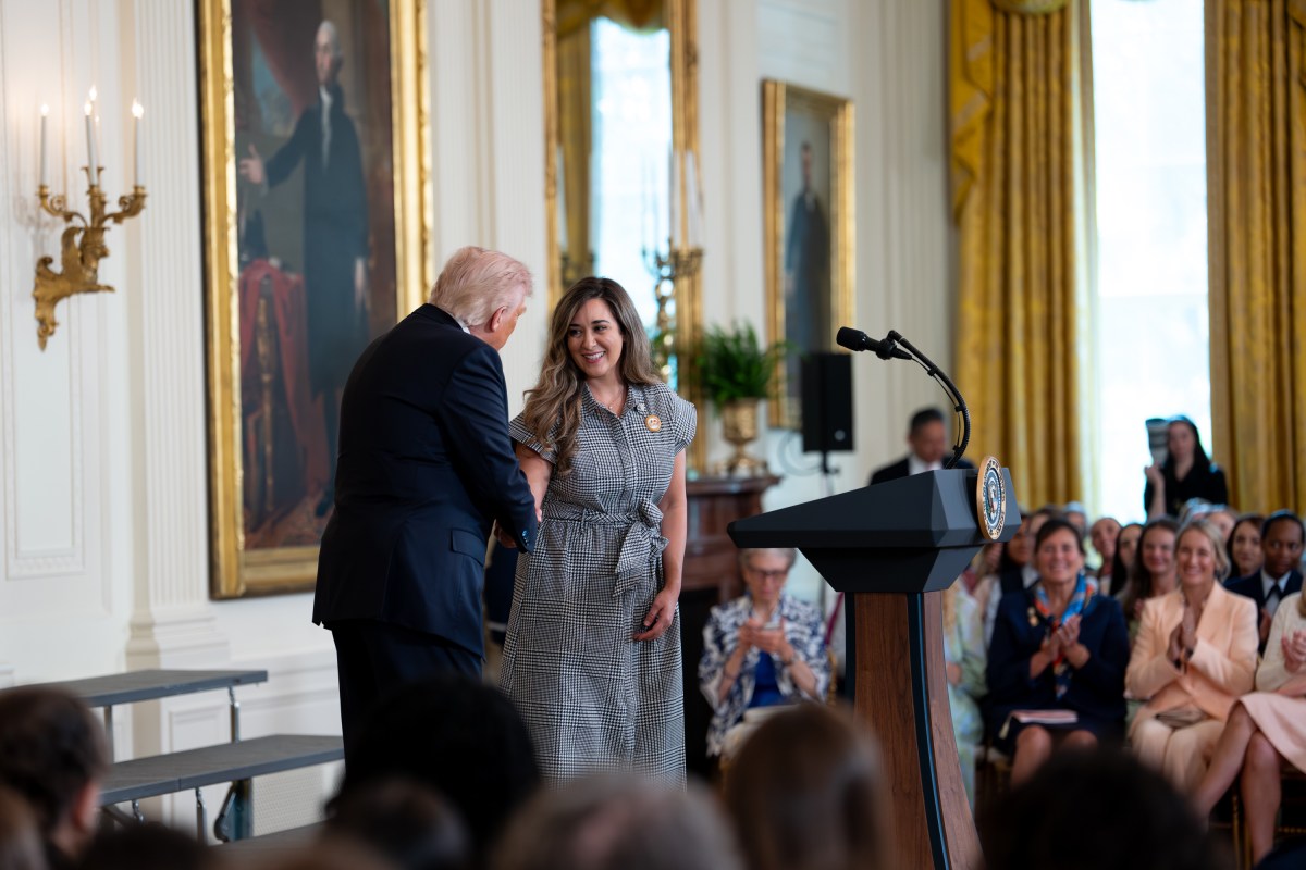 President Donald J. Trump delivers remarks at a Military Mothers’ Day event, Wednesday, May 6, 2026, in the East Room of the White House. (Official White House Photo by Andrea Hanks)