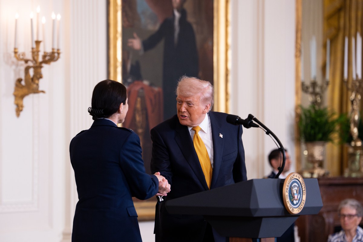 President Donald J. Trump delivers remarks at a Military Mothers’ Day event, Wednesday, May 6, 2026, in the East Room of the White House. (Official White House Photo by Andrea Hanks)