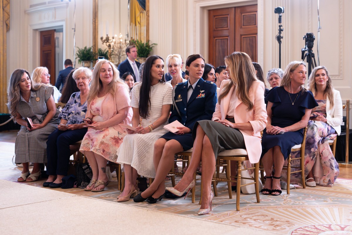 First Lady Melania Trump hosts a Military Mothers’ Day event, Wednesday, May 6, 2026, in the East Room of the White House. (Official White House Photo by Andrea Hanks)