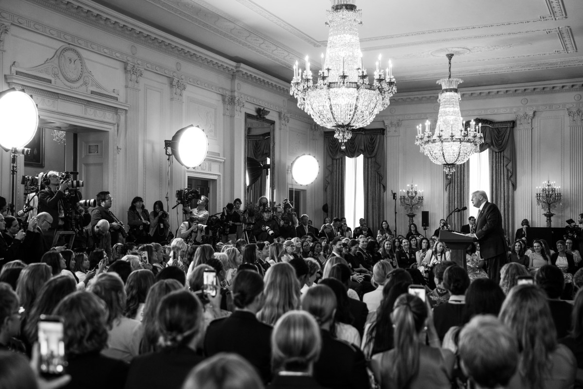 President Donald J. Trump delivers remarks at a Military Mothers’ Day event, Wednesday, May 6, 2026, in the East Room of the White House. (Official White House Photo by Cody Hendrix)