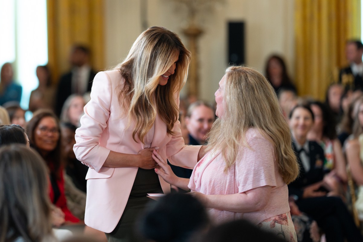 First Lady Melania Trump hosts a Military Mothers’ Day event, Wednesday, May 6, 2026, in the East Room of the White House. (Official White House Photo by Cody Hendrix)