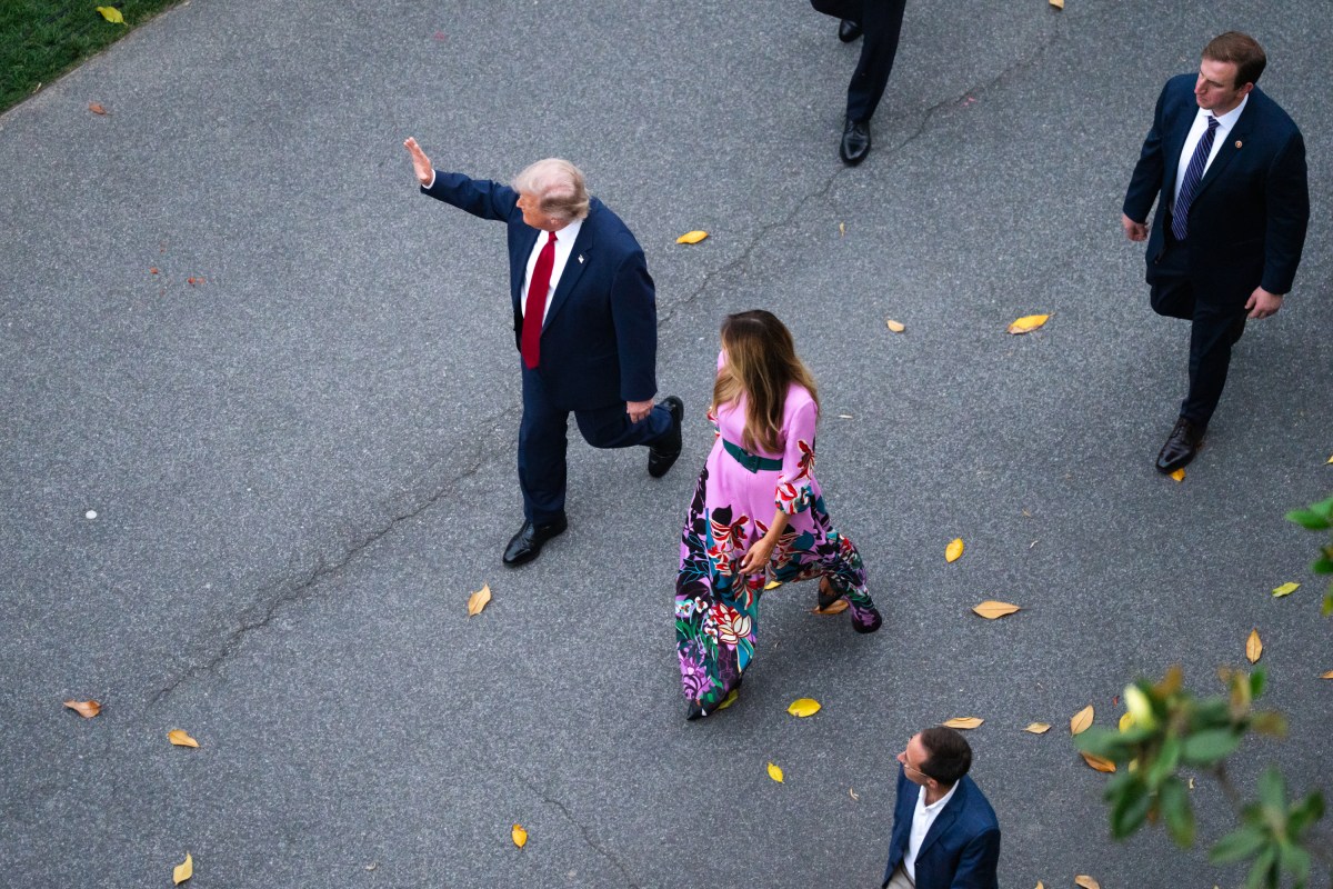 President Donald J. Trump and First Lady Melania Trump work the rope line at the Congressional Picnic on the South Lawn, Tuesday, May 19, 2026. (Official White House Photo by Cody Hendrix)