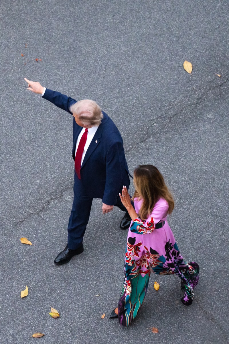 President Donald J. Trump and First Lady Melania Trump work the rope line at the Congressional Picnic on the South Lawn, Tuesday, May 19, 2026. (Official White House Photo by Cody Hendrix)