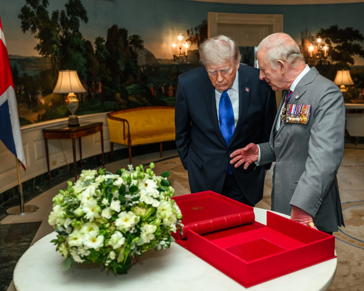 President Donald J. Trump and First Lay Melania Trump bid farewell to King Charles III and Queen Camilla at the conclusion of their official visit to the United States, Thursday, April 30, 2026, at the South Portico of the White House. (Official White House Photo by Daniel Torok)