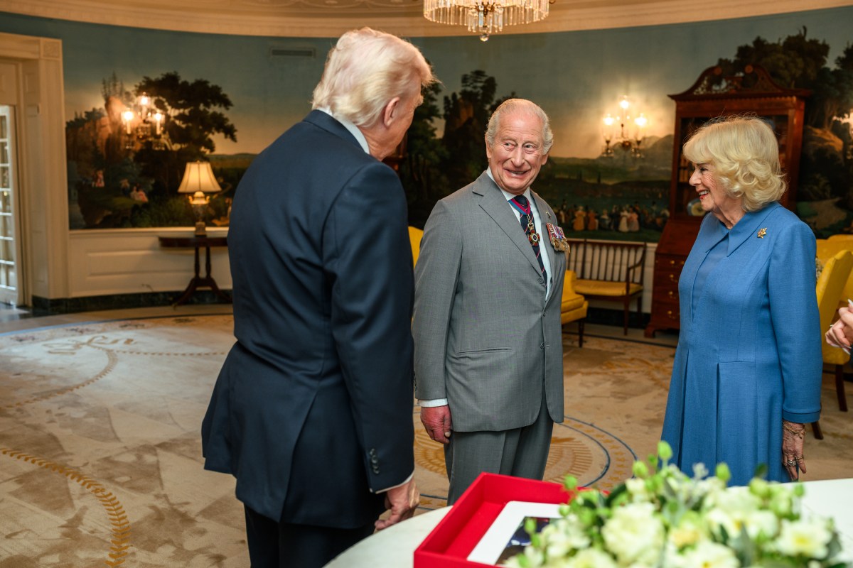 President Donald J. Trump and First Lay Melania Trump bid farewell to King Charles III and Queen Camilla at the conclusion of their official visit to the United States, Thursday, April 30, 2026, at the South Portico of the White House. (Official White House Photo by Daniel Torok)