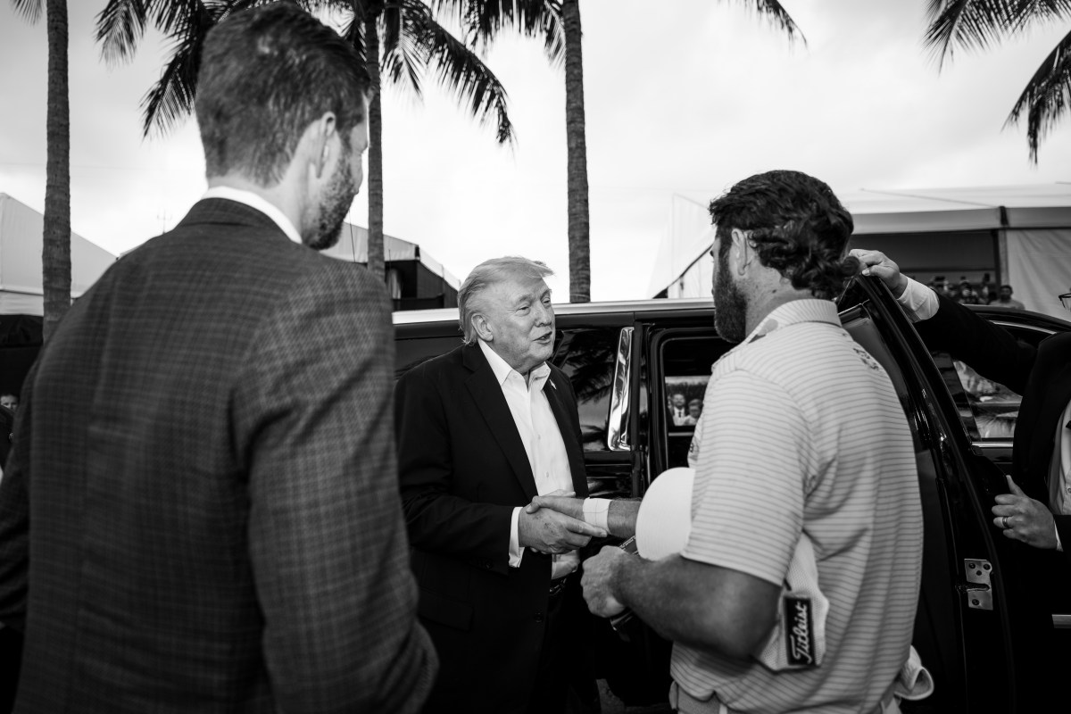 President Donald J. Trump at the Doral Championship in Miami, Florida. Sunday, May 2, 2026. (Official White House Photo by Daniel Torok).