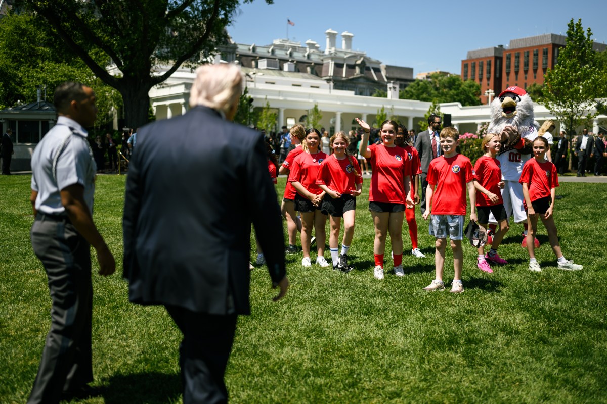 President Donald Trump attends a National Physical Fitness event, Tuesday, May 5, 2026 on the South Lawn of the White House. (Official White House Photo by Daniel Torok)