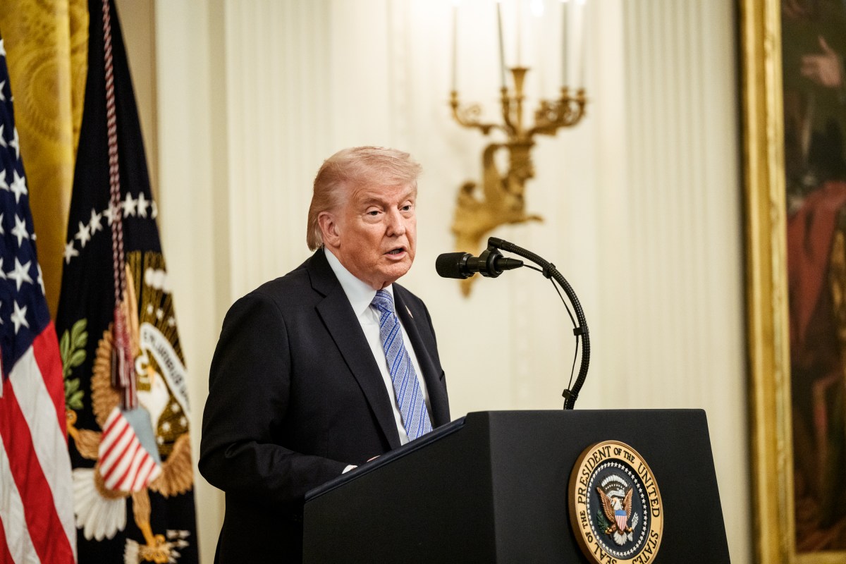 President Donald J. Trump delivers remarks at a Small Business Summit in the East Room of the White House, Monday, May 4, 2026. (Official White House Photo by Molly Riley)